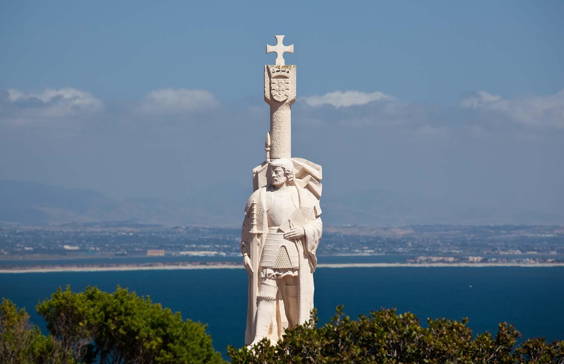 1542: European explorer Cabrillo lands in San Diego